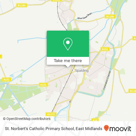 St. Norbert's Catholic Primary School map