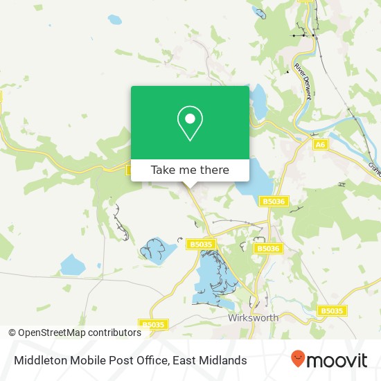 Middleton Mobile Post Office map
