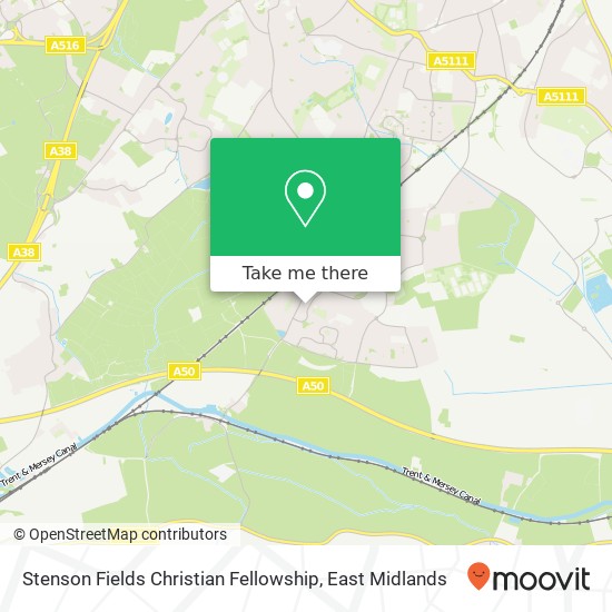Stenson Fields Christian Fellowship map