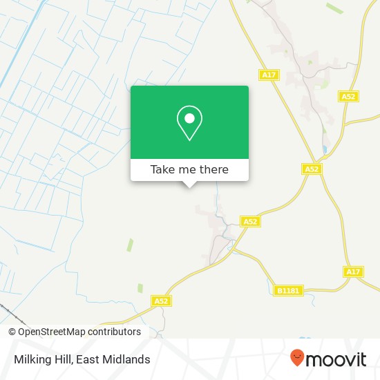 Milking Hill map