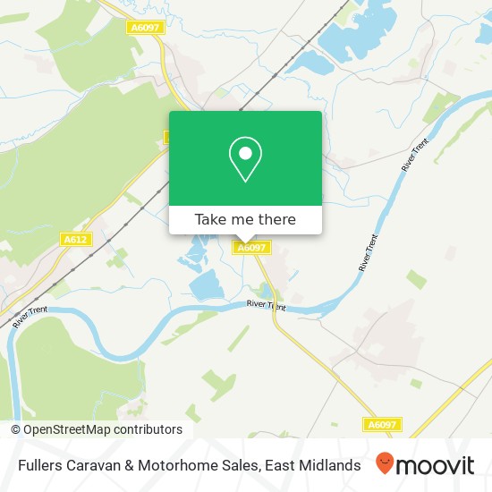 Fullers Caravan & Motorhome Sales map