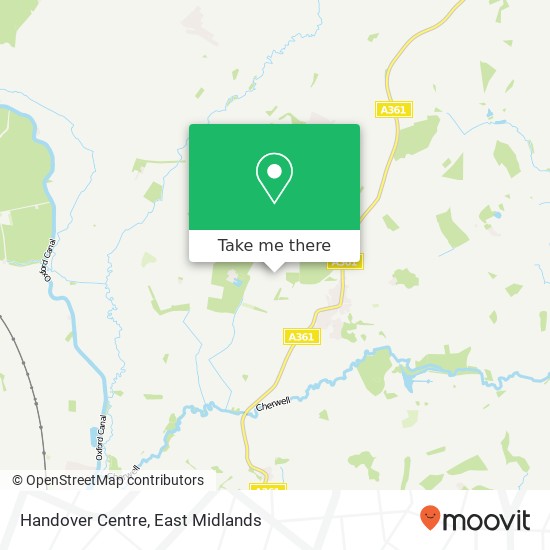 Handover Centre map