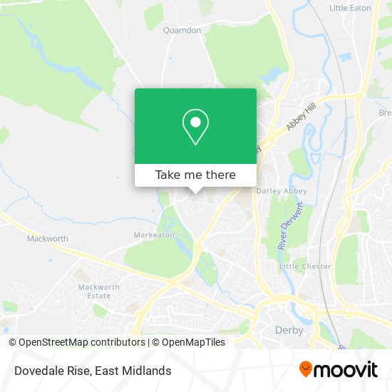 Dovedale Rise map