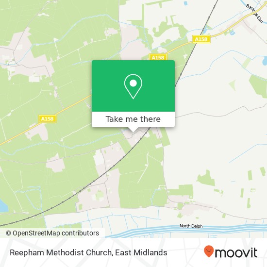 Reepham Methodist Church map