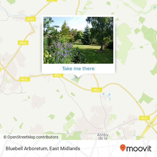 Bluebell Arboretum map