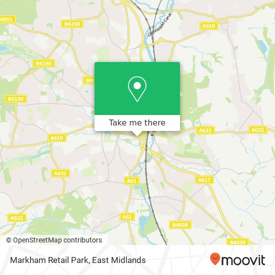 Markham Retail Park map