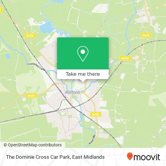 The Dominie Cross Car Park map
