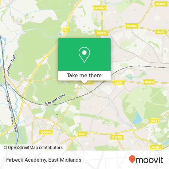 Firbeck Academy map