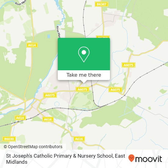 St Joseph's Catholic Primary & Nursery School map