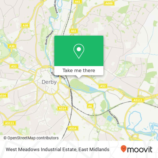 West Meadows Industrial Estate map