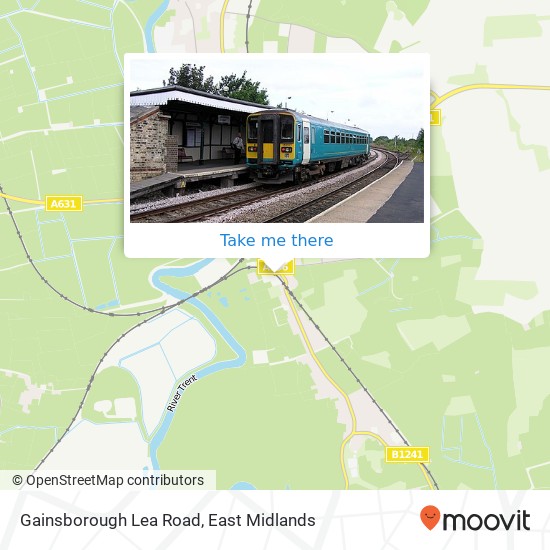 Gainsborough Lea Road map