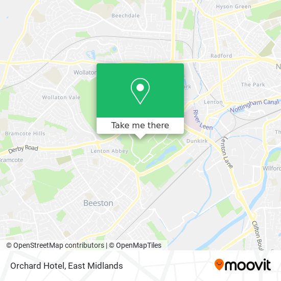 Orchard Hotel map