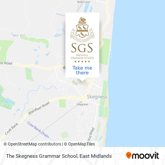 The Skegness Grammar School map