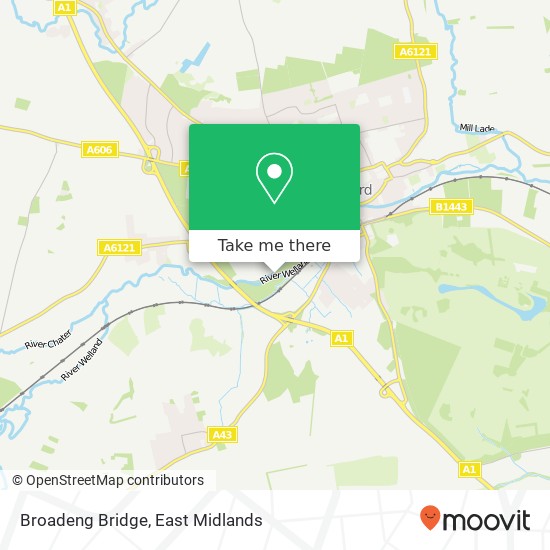 Broadeng Bridge map