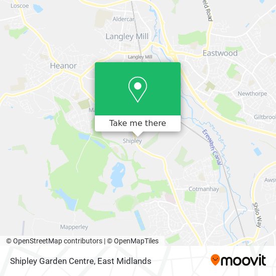 Shipley Garden Centre map