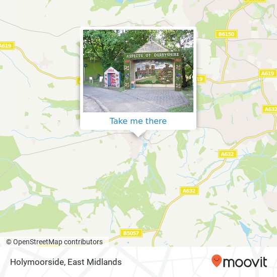 Holymoorside map