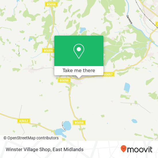 Winster Village Shop map
