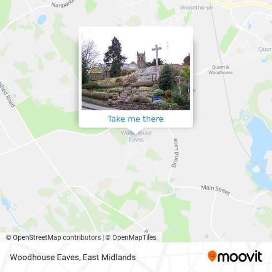 Woodhouse Eaves map