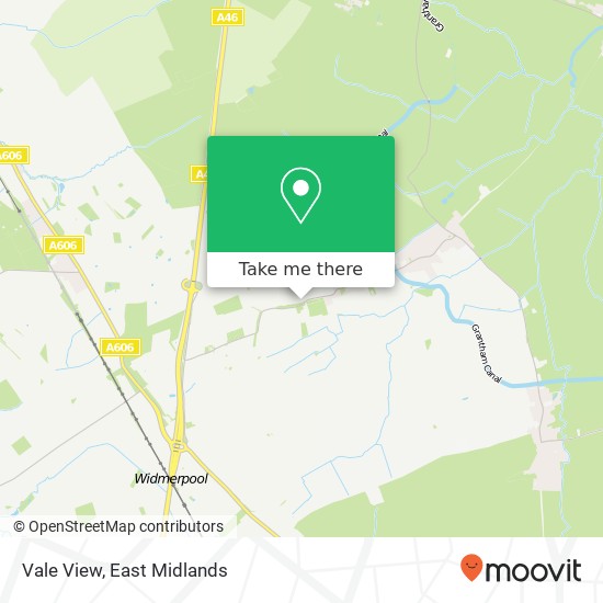 Vale View map