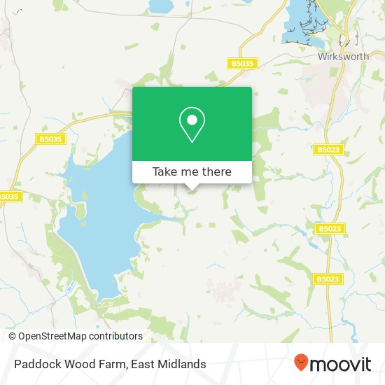 Paddock Wood Farm map