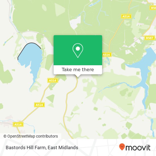 Bastords Hill Farm map