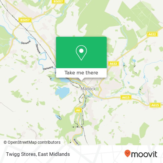 Twigg Stores map