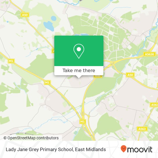 Lady Jane Grey Primary School map