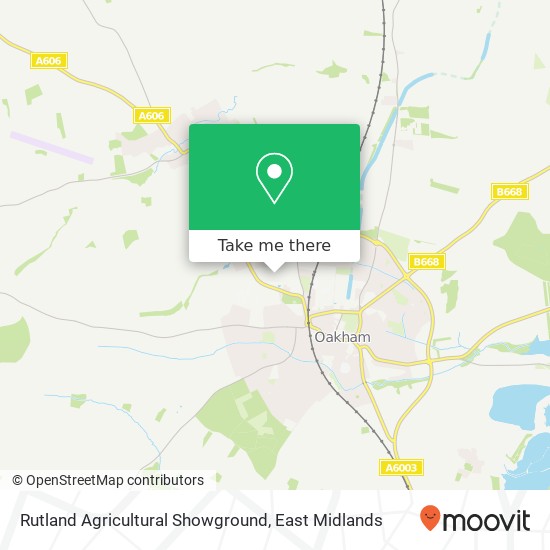 Rutland Agricultural Showground map