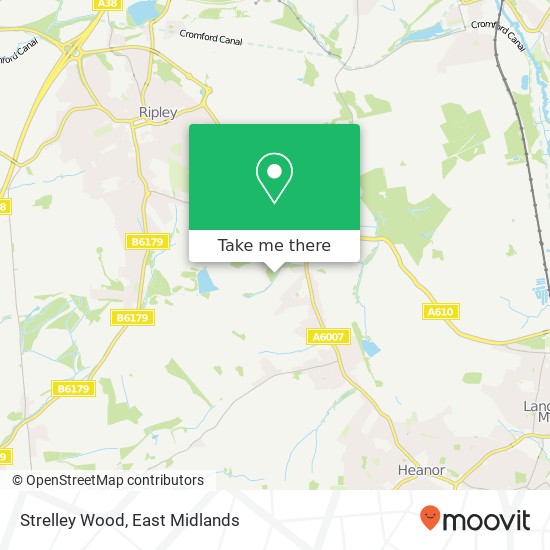 Strelley Wood map