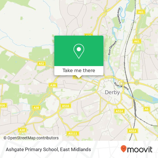 Ashgate Primary School map