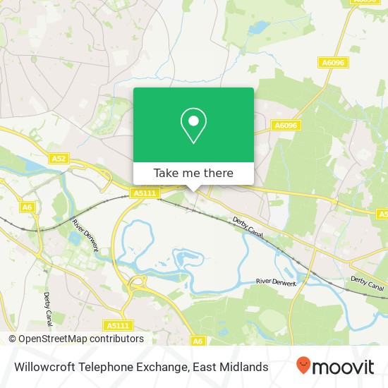 Willowcroft Telephone Exchange map