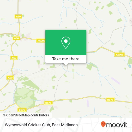 Wymeswold Cricket Club map