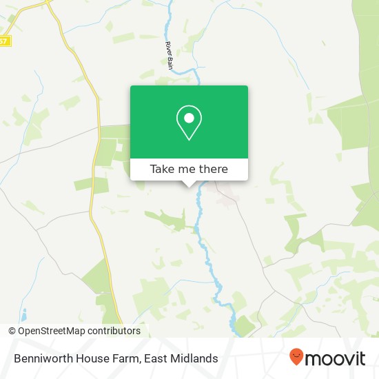 Benniworth House Farm map