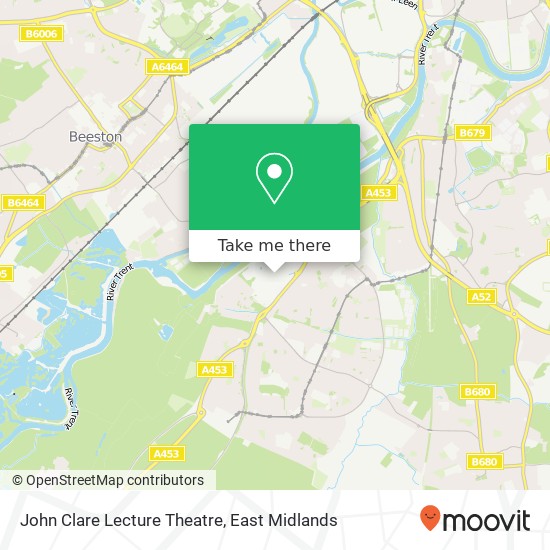John Clare Lecture Theatre map