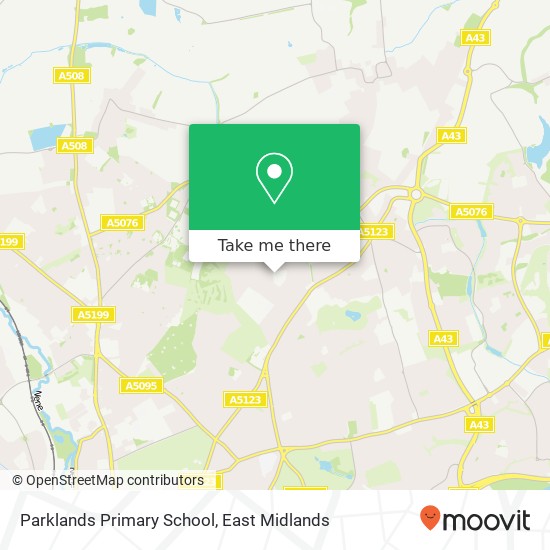 Parklands Primary School map