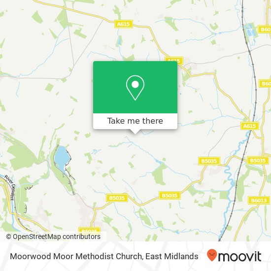Moorwood Moor Methodist Church map