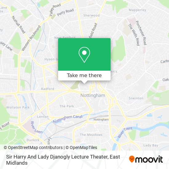 Sir Harry And Lady Djanogly Lecture Theater map