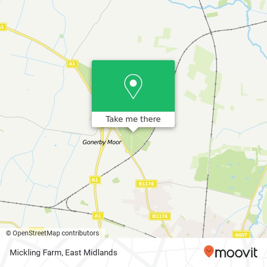 Mickling Farm map