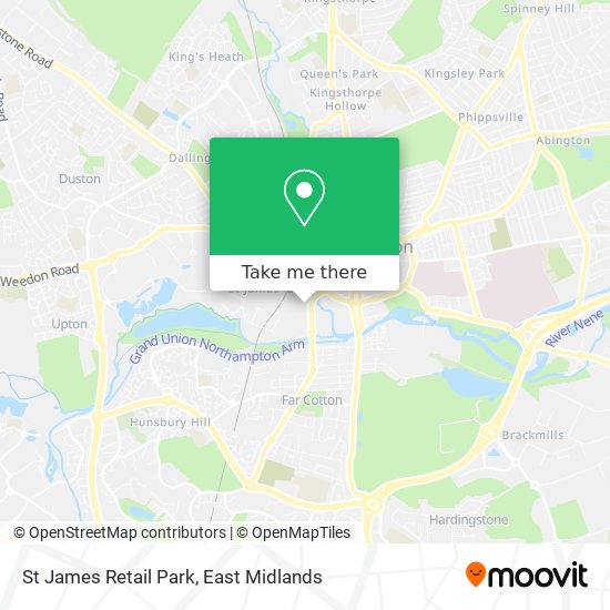 St James Retail Park map