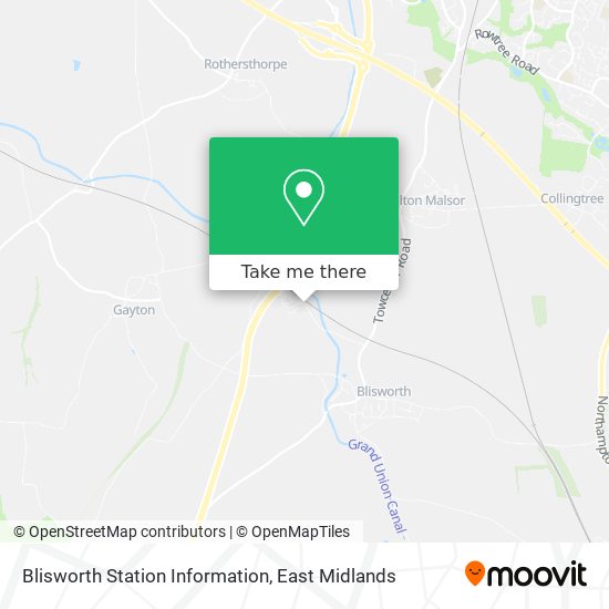 Blisworth Station Information map