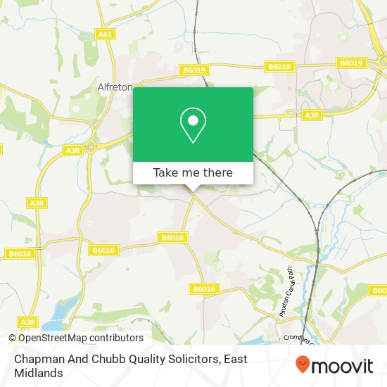 Chapman And Chubb Quality Solicitors map