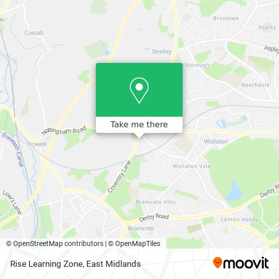 Rise Learning Zone map