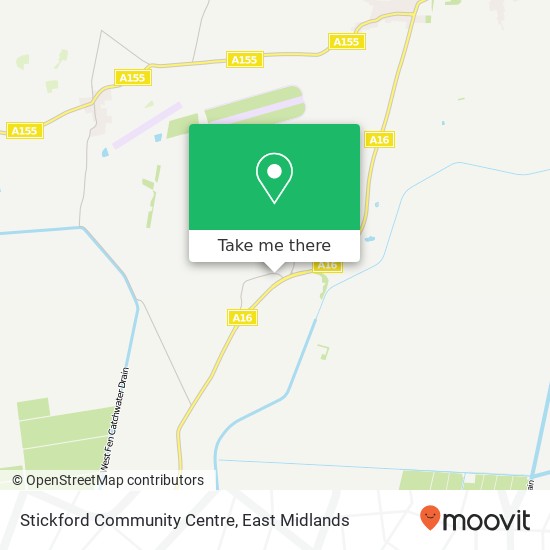 Stickford Community Centre map