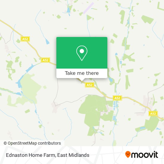 Ednaston Home Farm map