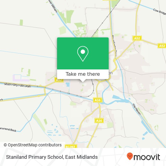 Staniland Primary School map