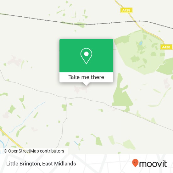 Little Brington map