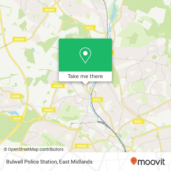 Bulwell Police Station map