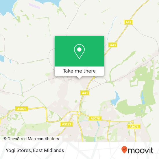 Yogi Stores map