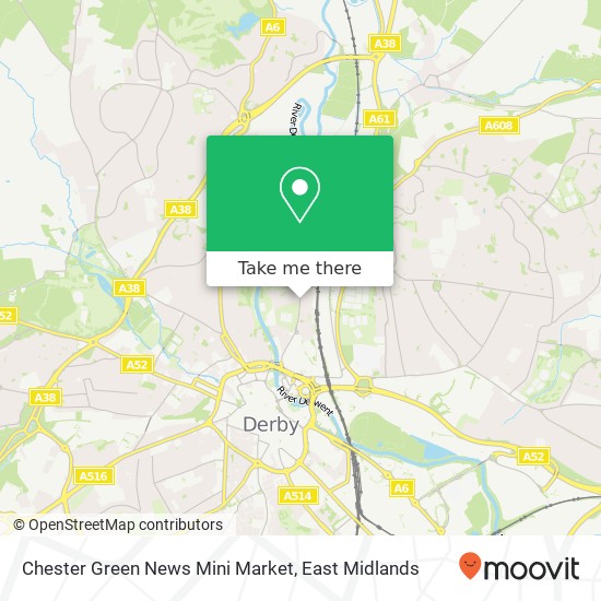 Chester Green News Mini Market map