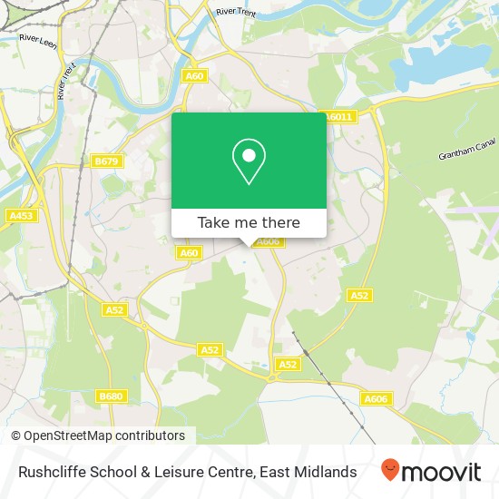 Rushcliffe School & Leisure Centre map